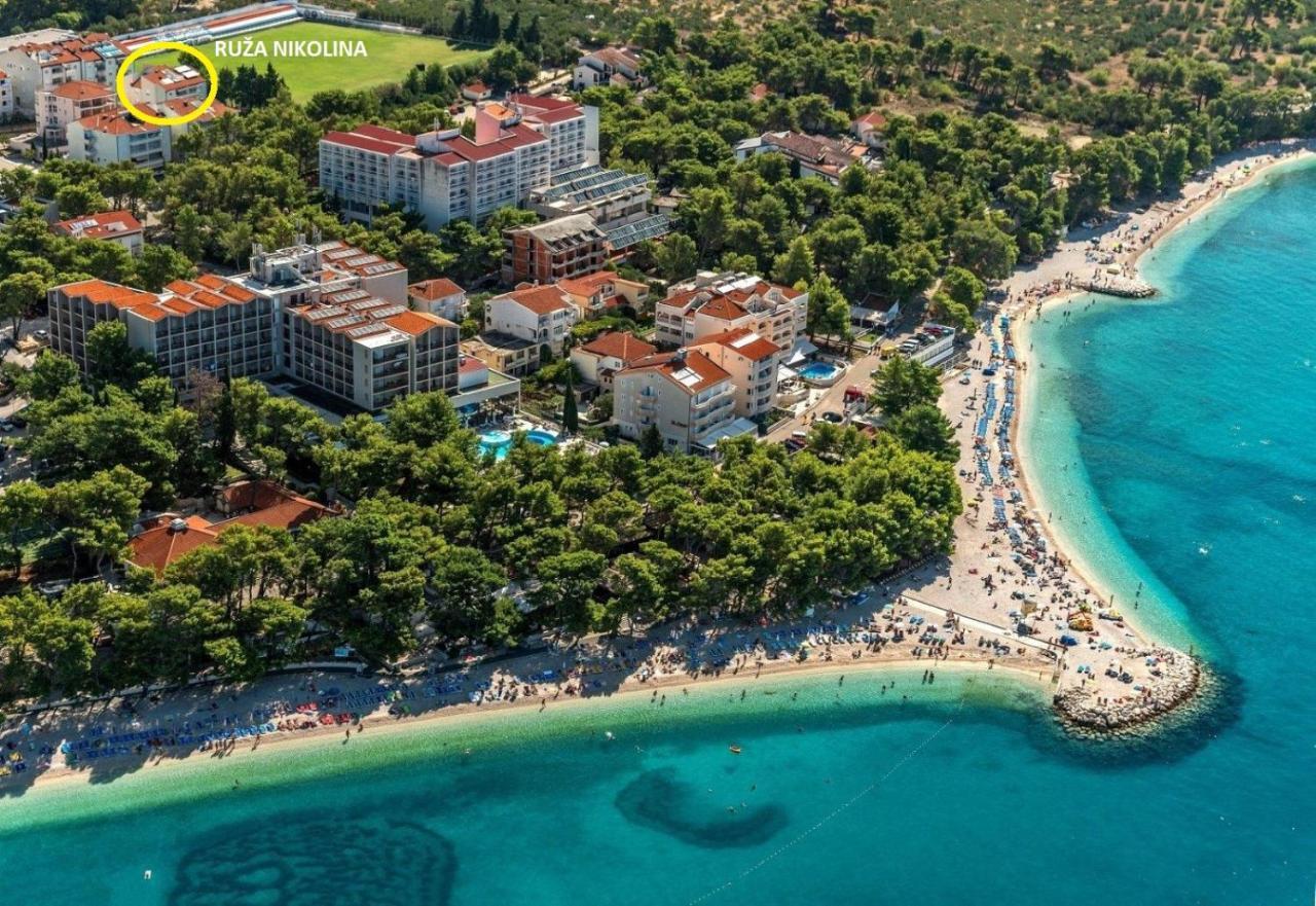 apartmani RUŽA&NIKOLINA*** Baška Voda Exterior foto
