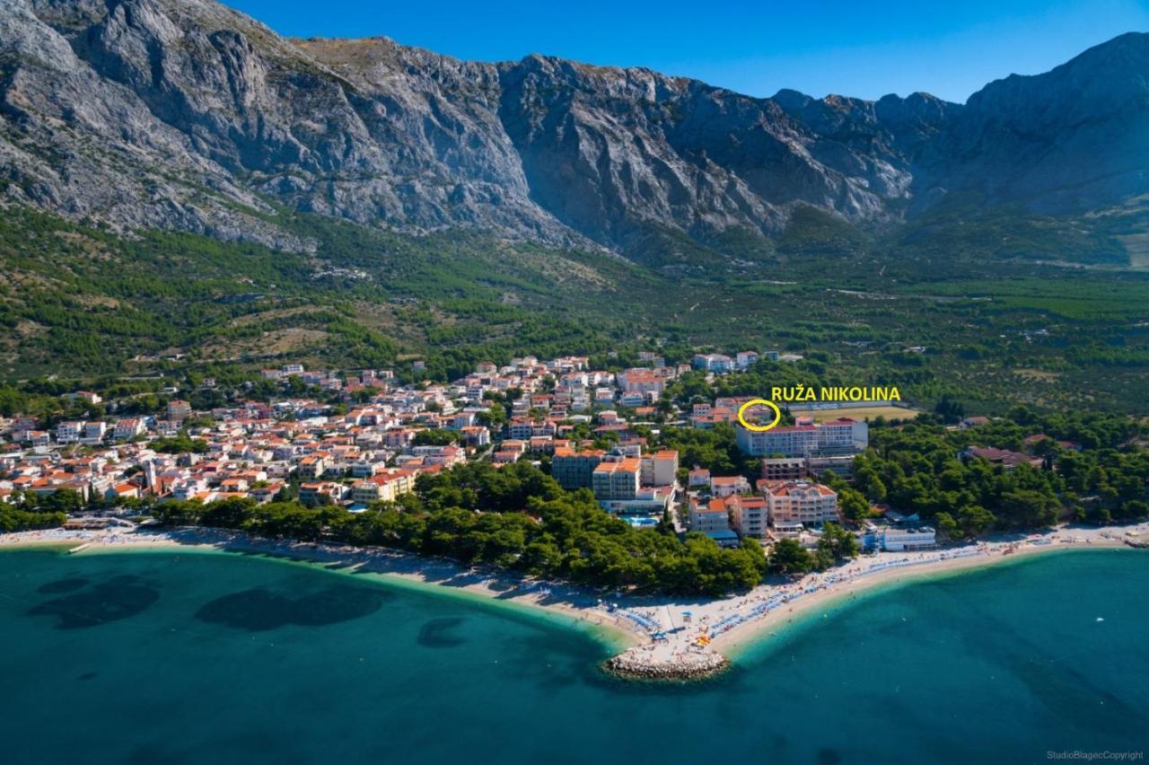 apartmani RUŽA&NIKOLINA*** Baška Voda Exterior foto